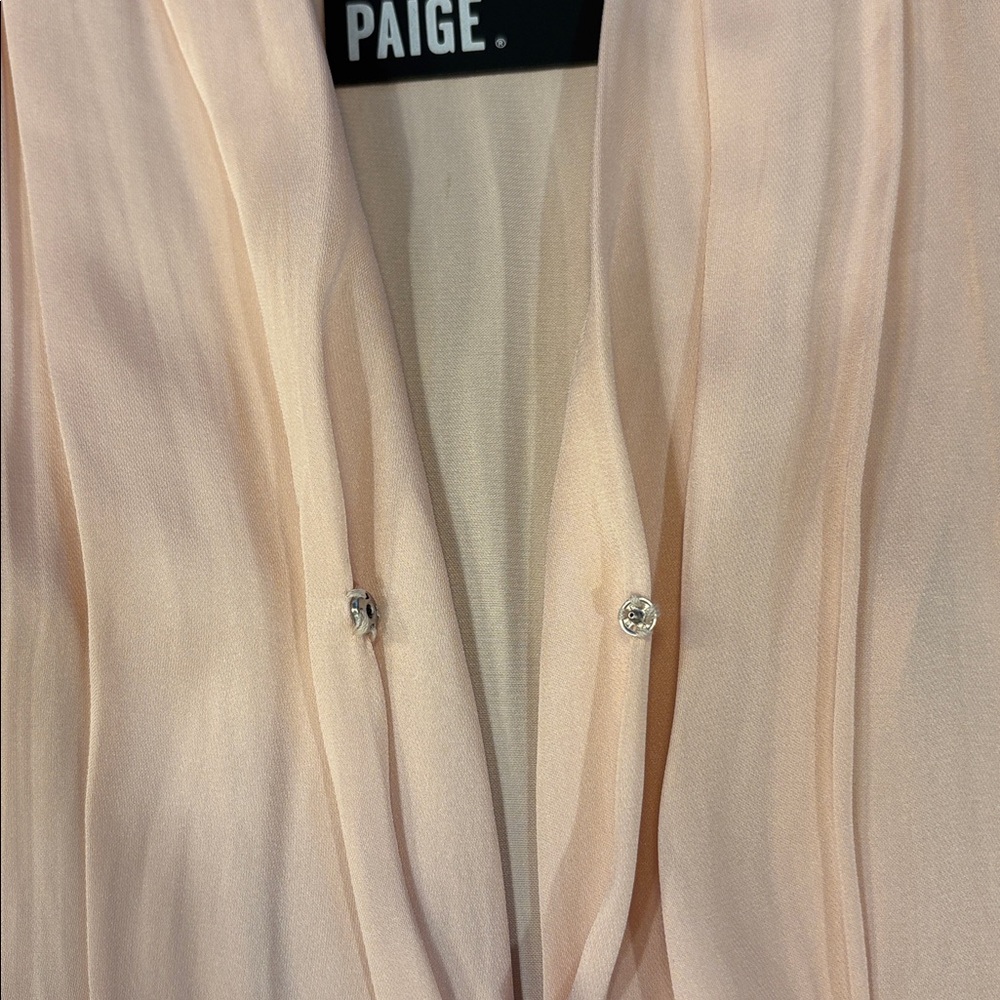PAIGE Sevilla Bodysuit in Color Cream Tan - Picture 10 of 14